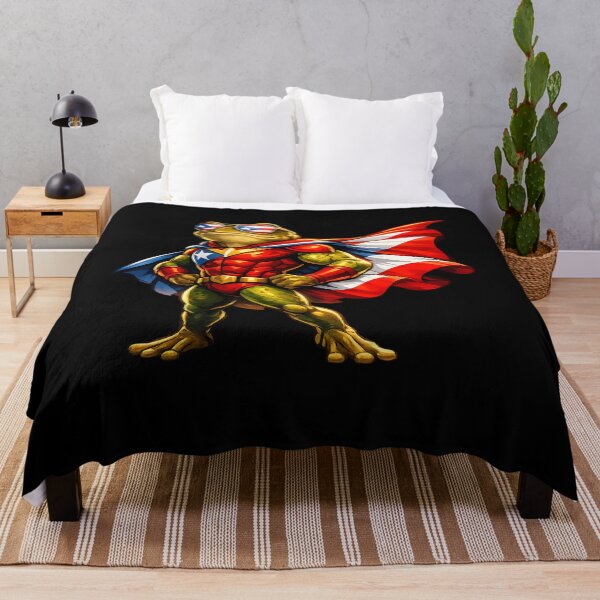Item preview, Puerto Rican Superhero Coqui Frog designed and sold by JerdbordinShop.