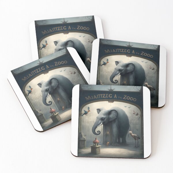 Item preview, Elephant from the Fantastic Zoo - Magical World Art designed and sold by Hipatye26.
