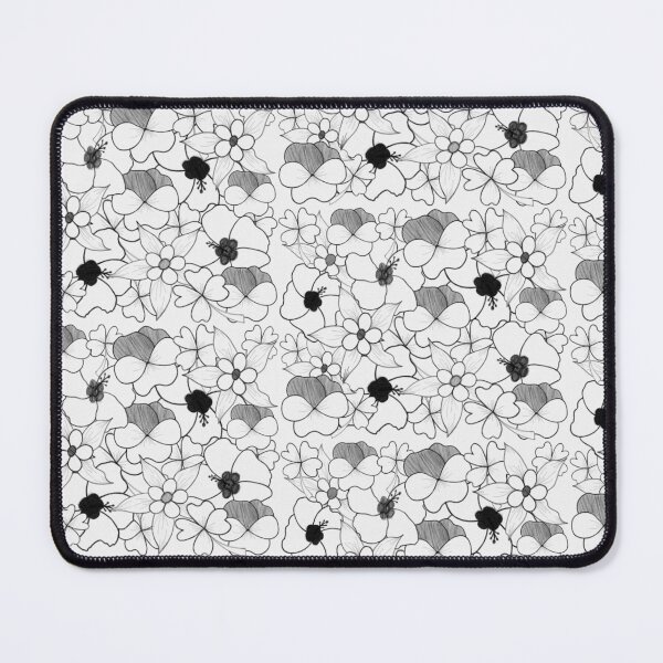 Item preview, Flower Pencil Sketch 2- Black and White designed and sold by This and That.