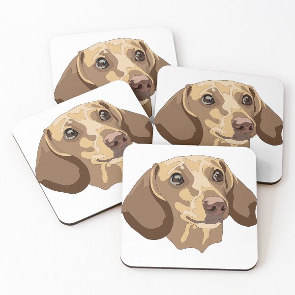 Item preview, Yellow Dachshund  designed and sold by LeahcarsArt.