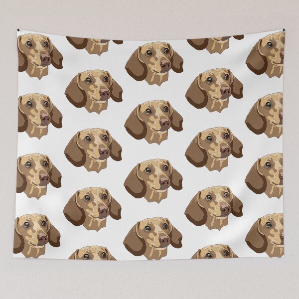 Item preview, Yellow Dachshund  designed and sold by LeahcarsArt.