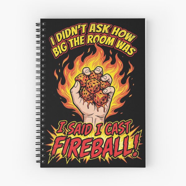 Item preview, I Cast Fireball - TTRPG Wizard Humor designed and sold by AdyKurniawan.