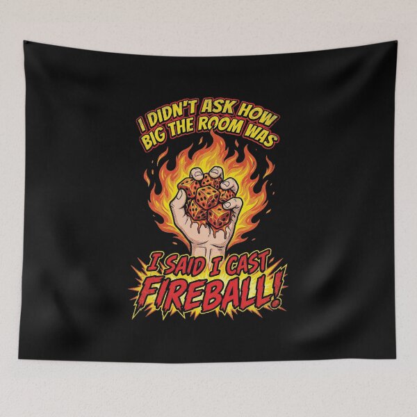Item preview, I Cast Fireball - TTRPG Wizard Humor designed and sold by AdyKurniawan.
