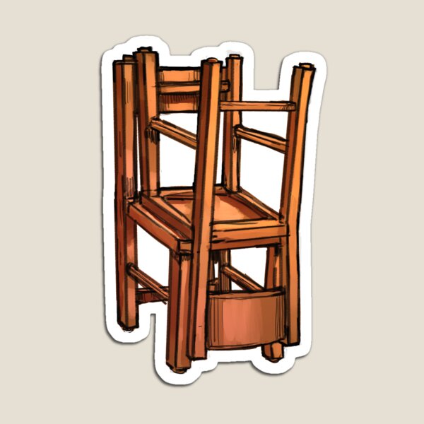 Item preview, chair designed and sold by GrobovpticaArts.