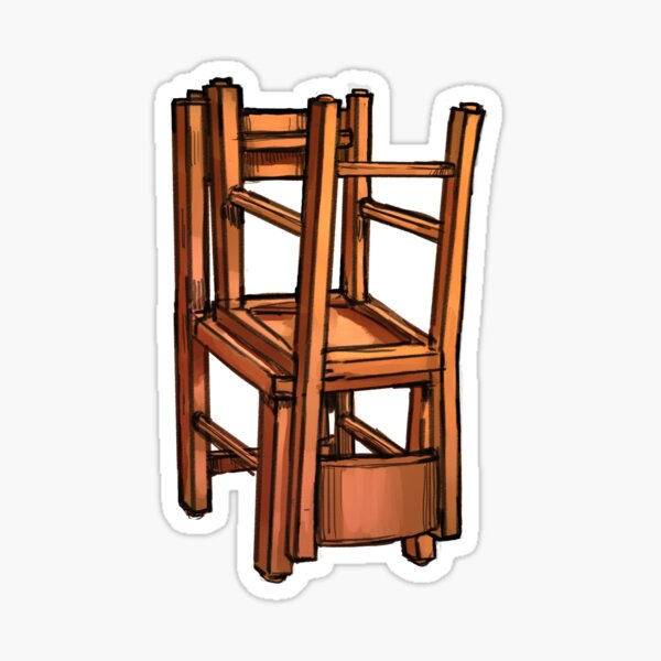 Item preview, chair designed and sold by GrobovpticaArts.
