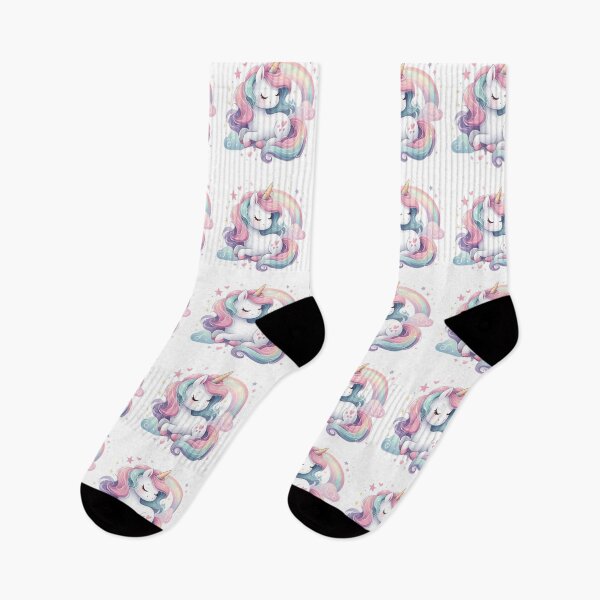 Item preview, Cute Pastel Unicorn with Rainbow ?? designed and sold by CleanInkStudio.