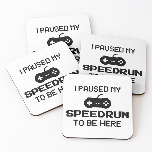 Item preview, I Paused My Speedrun To Be Here – Pixel Gamer Text Design designed and sold by PHRASEandSTYLE.
