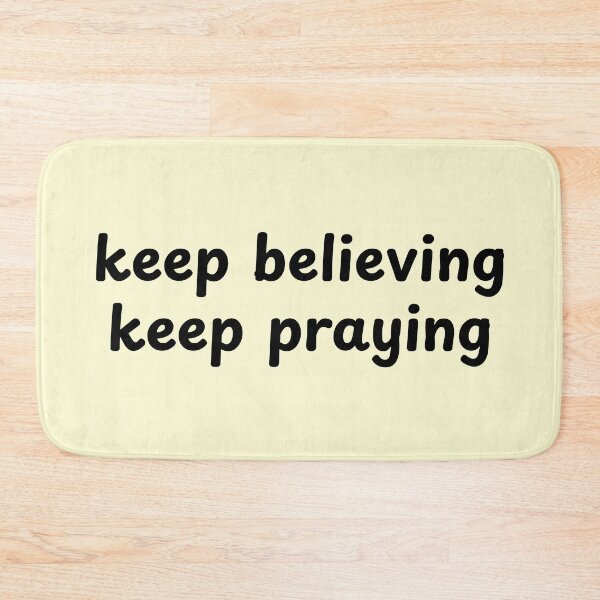 Item preview, Keep Believing Keep Praying Minimalist faith Design designed and sold by StillTrustingCo.