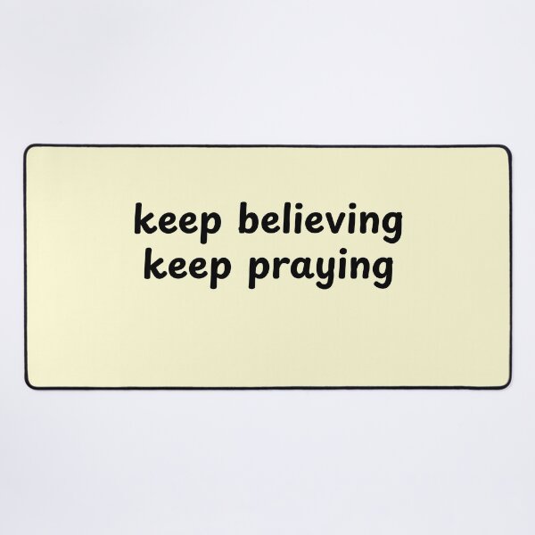 Item preview, Keep Believing Keep Praying Minimalist faith Design designed and sold by StillTrustingCo.