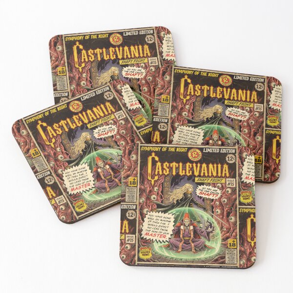 Item preview, Castlevania Shaft Fight Vintage Comic Cover Art designed and sold by Back2Collage.