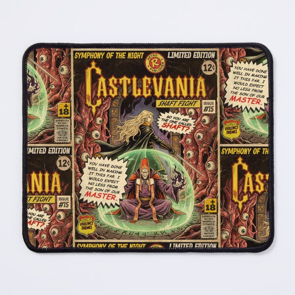 Item preview, Castlevania Shaft Fight Vintage Comic Cover Art designed and sold by Back2Collage.