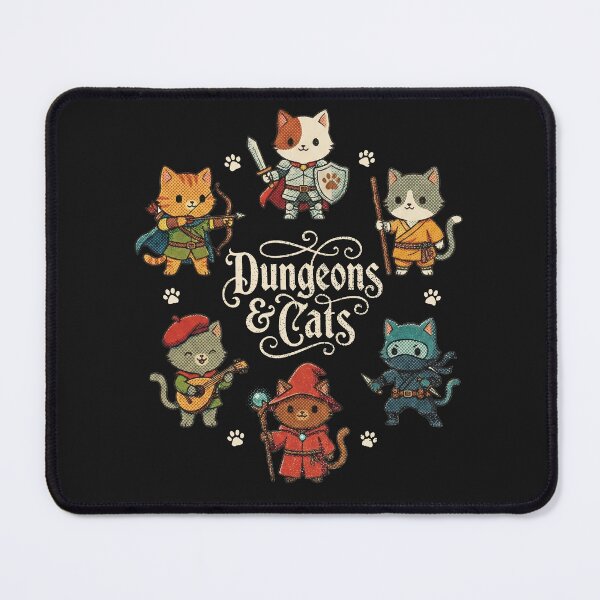 Item preview, Dungeons and Cats RPG Class Lineup designed and sold by AdyKurniawan.