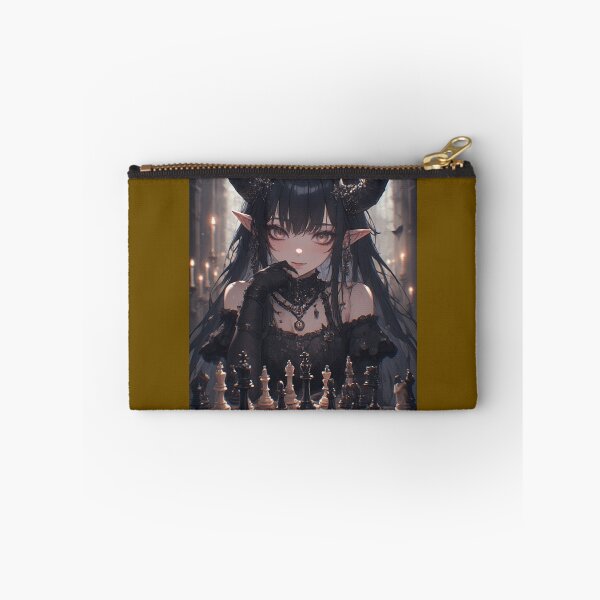 Item preview, Gothic demon playing chess designed and sold by ArtsJulian.