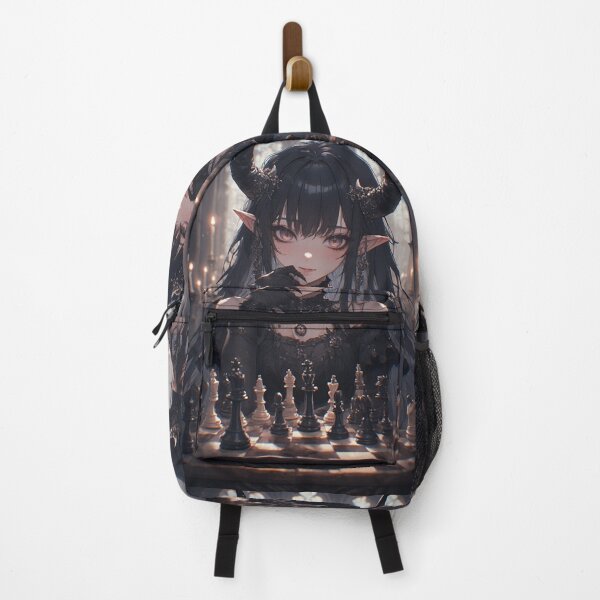 Item preview, Gothic demon playing chess designed and sold by ArtsJulian.