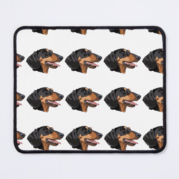 Item preview, Black and tan Dashund designed and sold by LeahcarsArt.