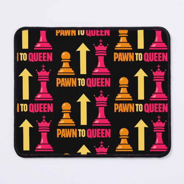 Item preview, Pawn To Queen Chess Promotion Design designed and sold by TeeTimeTreasure.