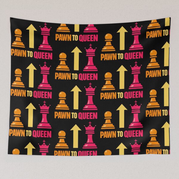 Item preview, Pawn To Queen Chess Promotion Design designed and sold by TeeTimeTreasure.
