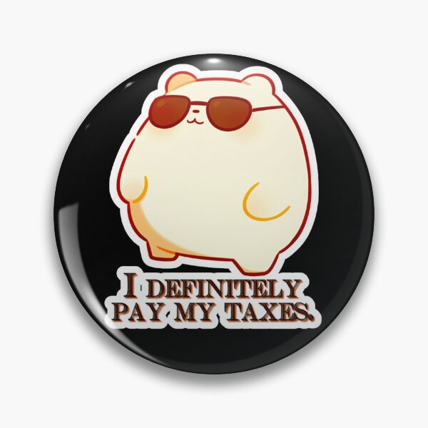 Item preview, Fluffy McTaxington - I DEFINITLEY pay my taxes. designed and sold by Newdlebobs.