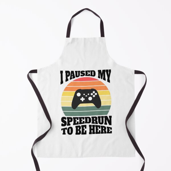 Item preview, I Paused My Speedrun To Be Here – Retro Sunset Gamer Design designed and sold by PHRASEandSTYLE.