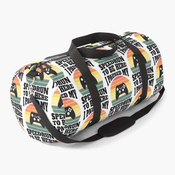Item preview, I Paused My Speedrun To Be Here – Retro Sunset Gamer Design designed and sold by PHRASEandSTYLE.
