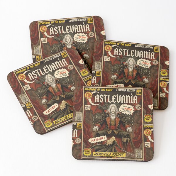 Item preview, Castlevania Dracula Fight Vintage Comic Cover Art designed and sold by Back2Collage.