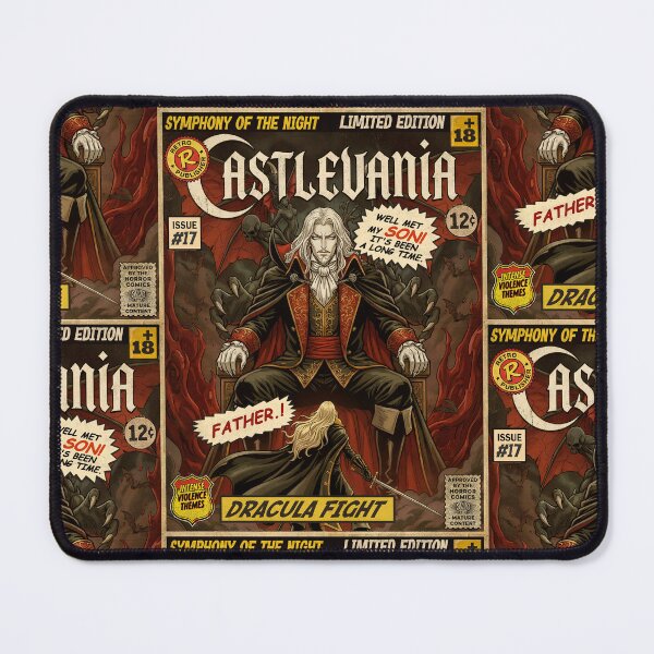 Item preview, Castlevania Dracula Fight Vintage Comic Cover Art designed and sold by Back2Collage.