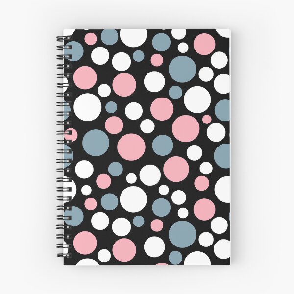 Item preview, Multi-coloured polka dot grey on black designed and sold by fuzzyfox.