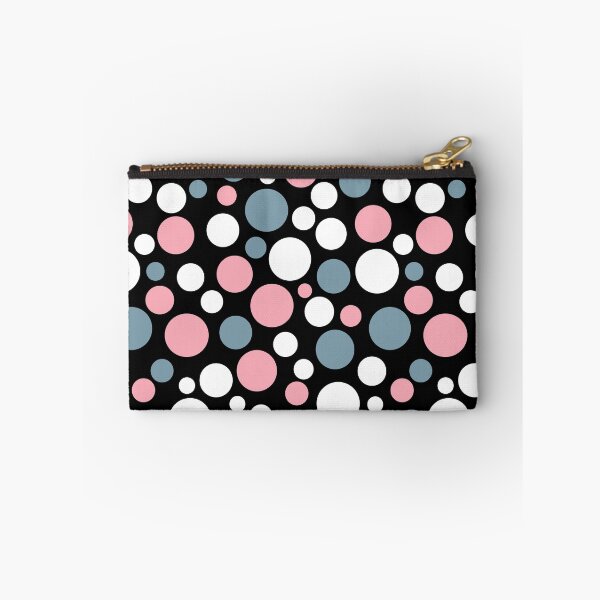 Item preview, Multi-coloured polka dot grey on black designed and sold by fuzzyfox.
