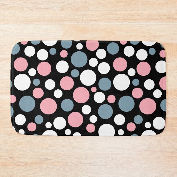 Item preview, Multi-coloured polka dot grey on black designed and sold by fuzzyfox.