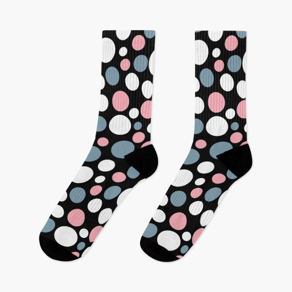 Item preview, Multi-coloured polka dot grey on black designed and sold by fuzzyfox.