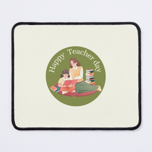Item preview, Cute Teacher and Student Reading Illustration - Happy Teacher's Day designed and sold by Akira Design Store.
