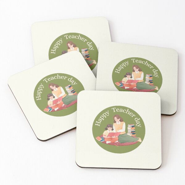 Item preview, Cute Teacher and Student Reading Illustration - Happy Teacher's Day designed and sold by Akira Design Store.