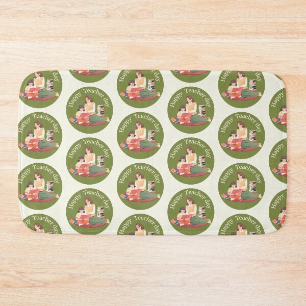 Item preview, Cute Teacher and Student Reading Illustration - Happy Teacher's Day designed and sold by Akira Design Store.