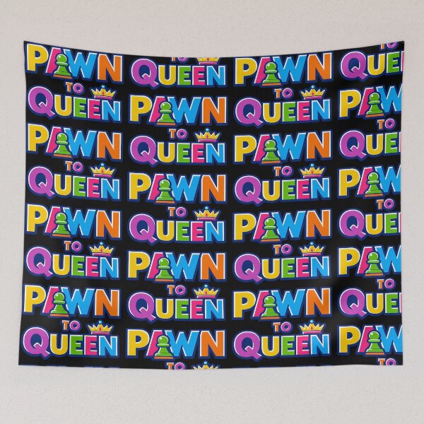 Item preview, Pawn To Queen Chess Upgrade Design designed and sold by TeeTimeTreasure.