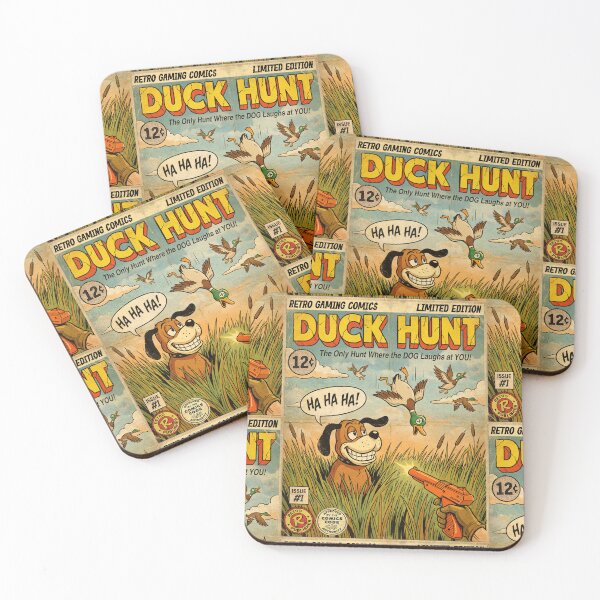 Item preview, Duck Hunt Retro Game Vintage Comic Cover Art designed and sold by Back2Collage.