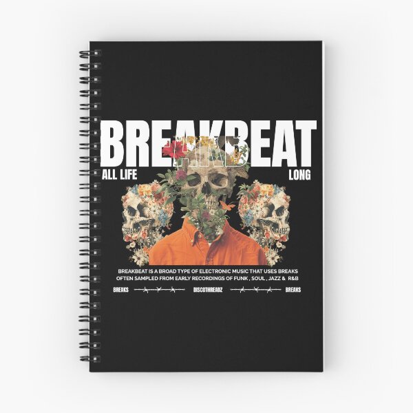 Item preview, BREAKBEAT - Skeletal Breaks (White)  designed and sold by Discothreadz.