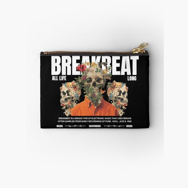 Item preview, BREAKBEAT - Skeletal Breaks (White)  designed and sold by Discothreadz.