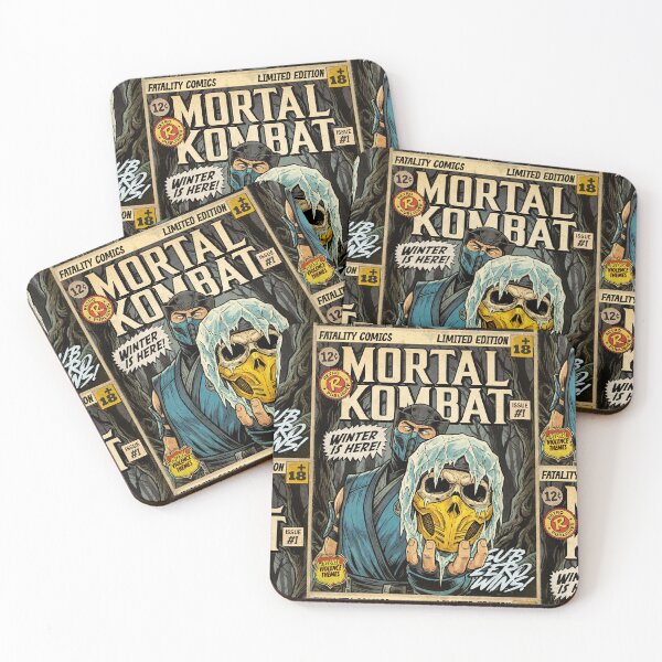 Item preview, Mortal Kombat Sub Zero Fight Vintage Comic Cover Art designed and sold by Back2Collage.