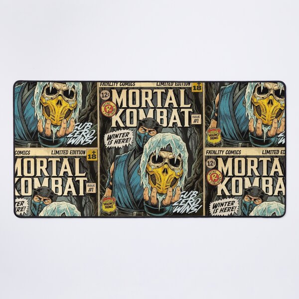 Item preview, Mortal Kombat Sub Zero Fight Vintage Comic Cover Art designed and sold by Back2Collage.
