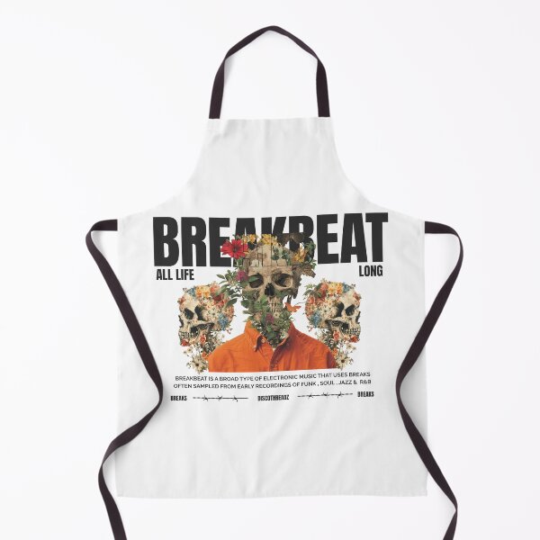 Item preview, BREAKBEAT - Skeletal Breaks (black)  designed and sold by Discothreadz.