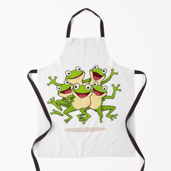 Item preview, Chaotic Frog Friends – Funny Cartoon Frog Sticker designed and sold by EshaFashions.