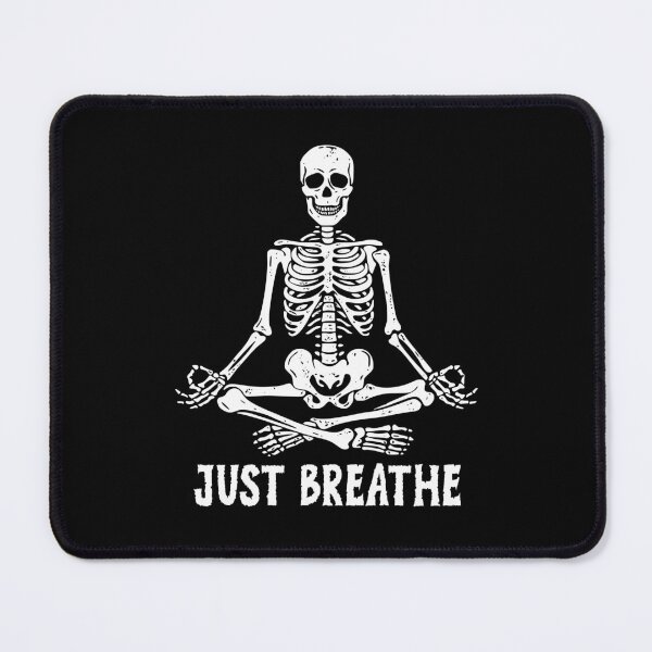 Item preview, Skeleton Yoga Lotus Pose Gothic Vintage Dark Humor designed and sold by EthosWear.