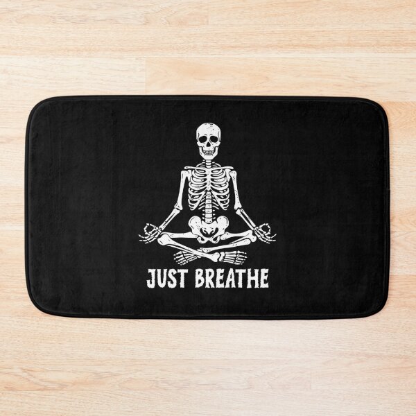 Item preview, Skeleton Yoga Lotus Pose Gothic Vintage Dark Humor designed and sold by EthosWear.