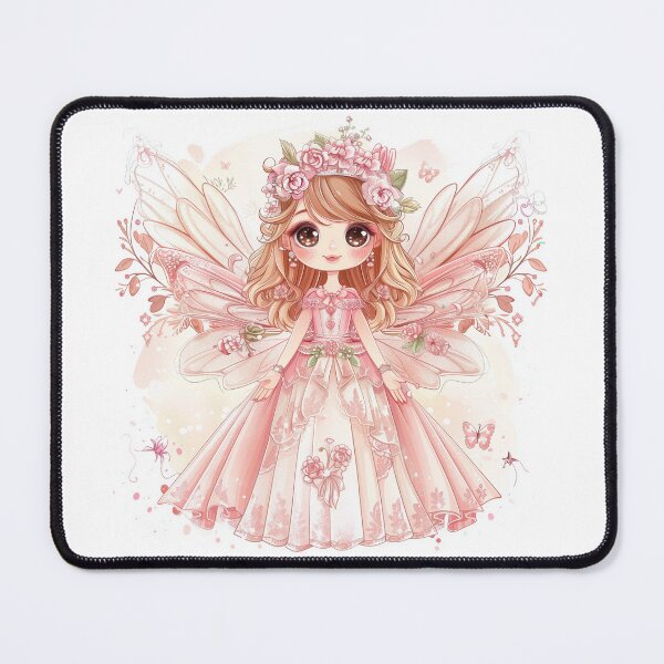 Item preview, Fairy Princess in Pink Dress designed and sold by bubblyrainbow.
