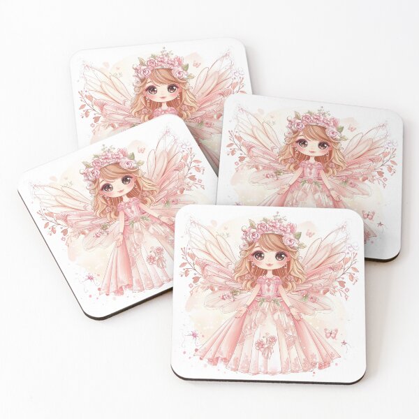 Item preview, Fairy Princess in Pink Dress designed and sold by bubblyrainbow.