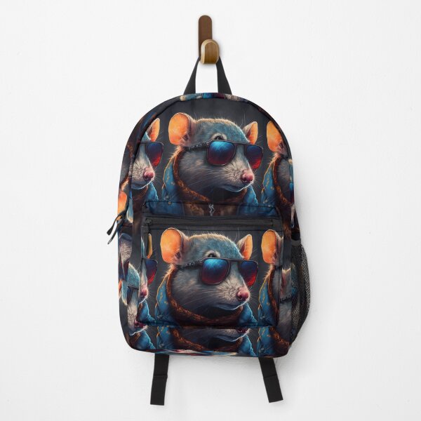 Item preview, Stylized Rat with Sunglasses - Cool Urban Art designed and sold by Hipatye26.