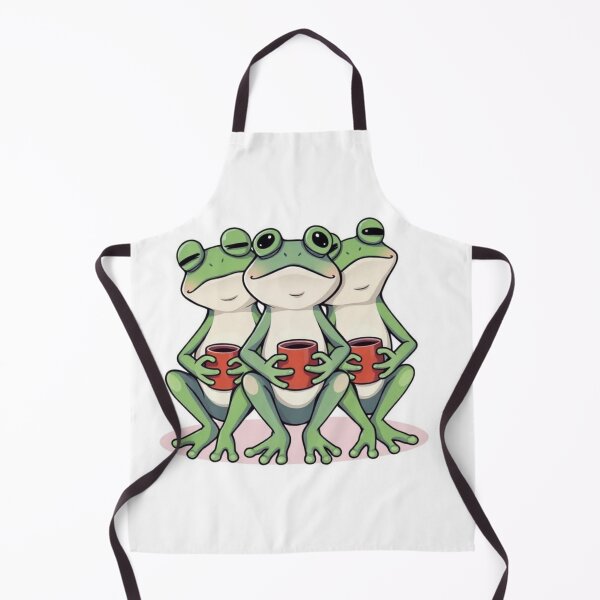 Item preview, Monday Mood Frog Friends – Funny Tired Frog Sticker designed and sold by EshaFashions.
