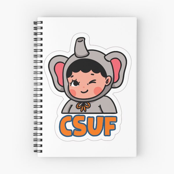 Item preview, CSUF Titans Elephant Mascot Chibi Sticker designed and sold by zexwbt.