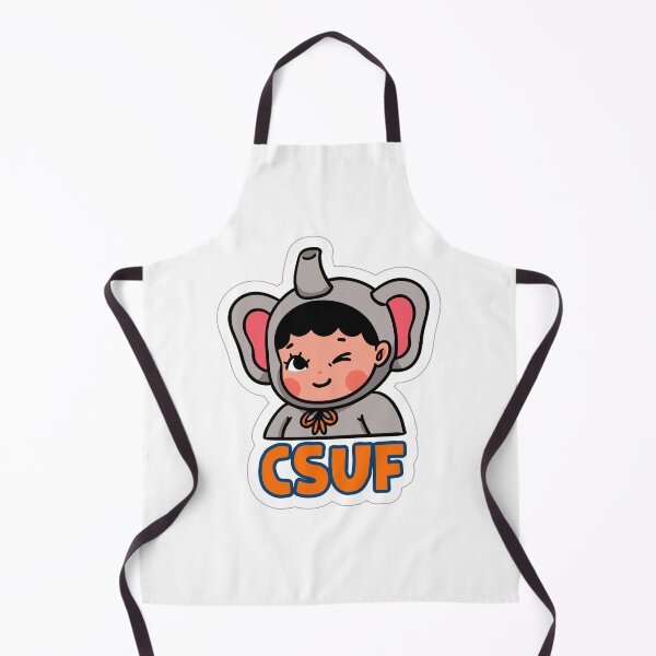 Item preview, CSUF Titans Elephant Mascot Chibi Sticker designed and sold by zexwbt.