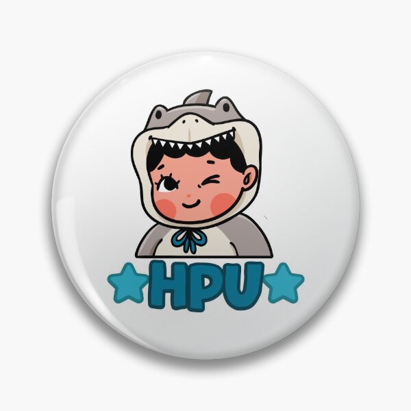 Item preview, HPU Sharky Mascot Chibi Sticker designed and sold by zexwbt.